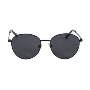 Quay Australia LOOP ME IN Round Oversized Sunglasses – Black / Black – NWT